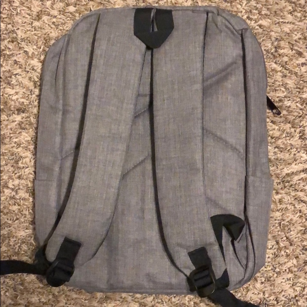 GRAY laptop backpack - Picture 2 of 3